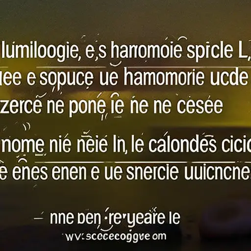 La Numérologie, Une Voie vers l'Harmonie Spirituelle