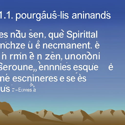 1. Pourquoi les Animaux-Esprits sont un Élément Spirituel